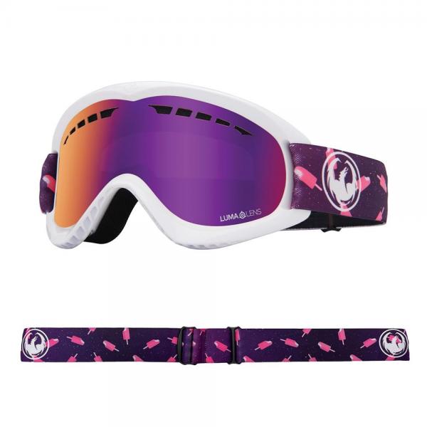 DRAGON DX ION POP ROCKET / LL PURPLE ION MASCHERA SNOWBOARD