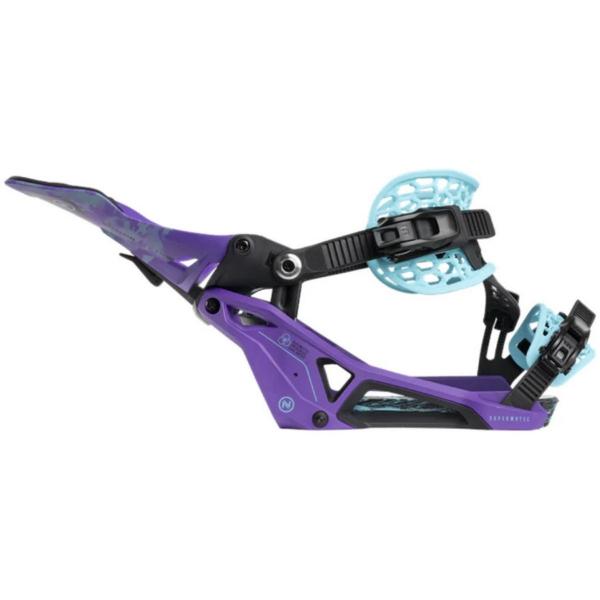 NIDECKER SUPERMATIC JOKER PURPLE ATTACCHI SNOWBOARD