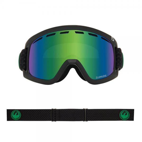 DRAGON D1 OTG  LL GREEN ION / LL AMBER MASCHERA SNOWBOARD