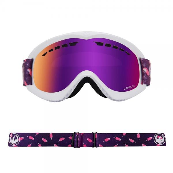 DRAGON DX ION POP ROCKET / LL PURPLE ION MASCHERA SNOWBOARD