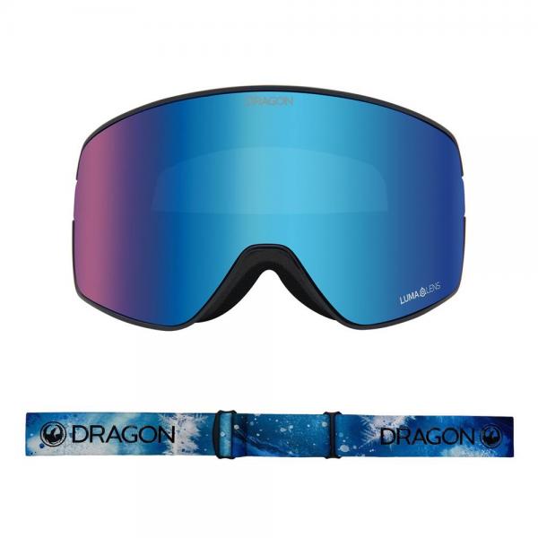 DRAGON NFX2 PERMAFROST LL BLUE ION/ LL AMBER MASCHERA SNOWBOARD