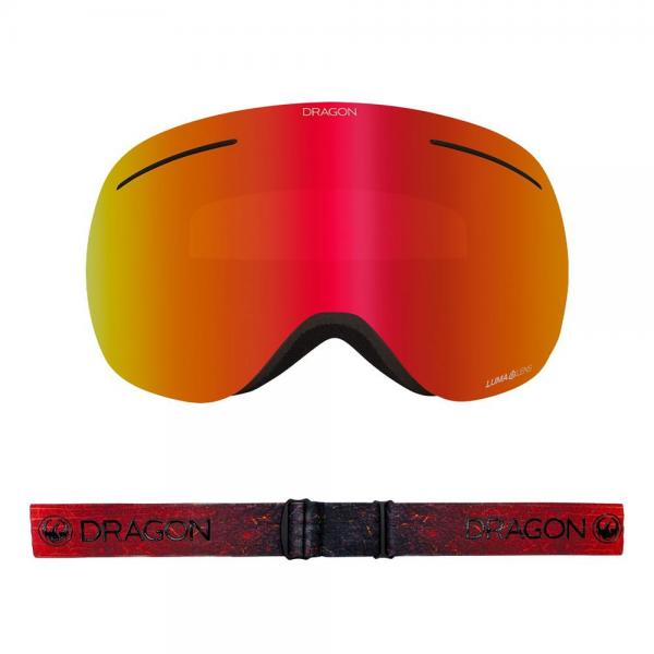 DRAGON X1 INFERNO LL RED ION/LL ROSE MASCHERA SNOWBOARD