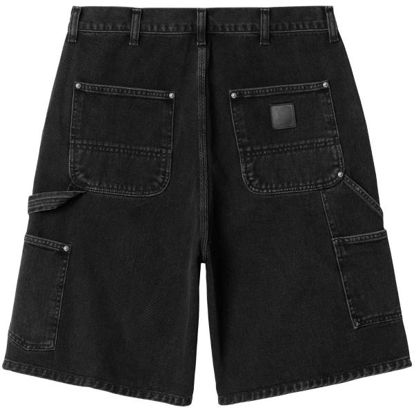 CARHARTT WIP RIVET SHORT BLACK STONE WASHED