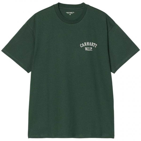 CARHARTT WIP S/S CABINETRY CONIFER/WHITE T-SHIRT