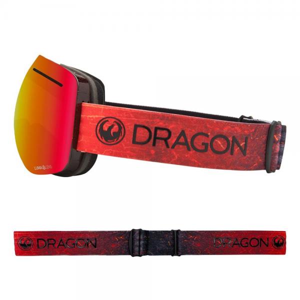 DRAGON X1 INFERNO LL RED ION/LL ROSE MASCHERA SNOWBOARD