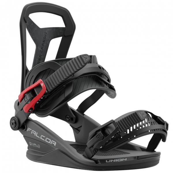 UNION FALCOR BLACK ATTACCHI SNOWBOARD