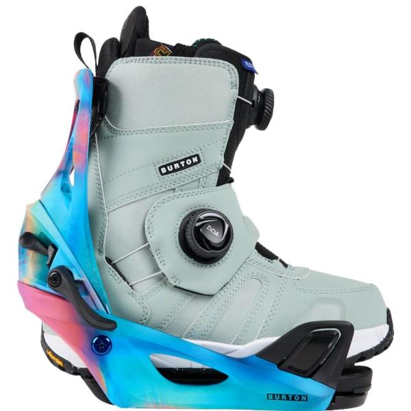 BURTON STEP ON ESCAPADE HYDRO/MULTI ATTACCHI SNOWBOARD DONNA