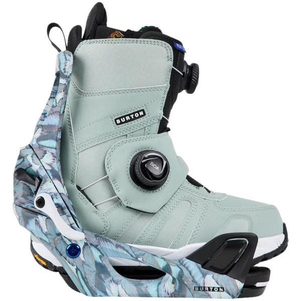 BURTON STEP ON BLUE BUTTERFLIES ATTACCHI SNOWBOARD DONNA