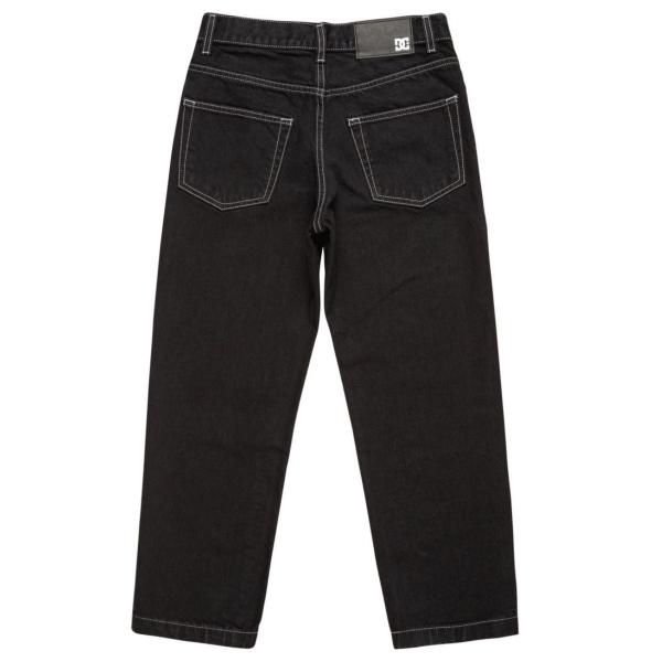 DC WORKER BAGGY DENIM BLACK PANTALONI BAMBINO