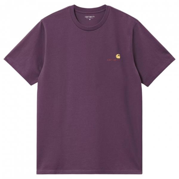 CARHARTT WIP S/S AMERICAN SCRIPT HUCKLEBERRY T-SHIRT