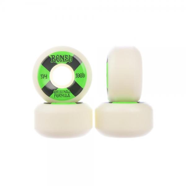 BONES 54mm OG FORMULA V5 SIDECUT 100's RUOTE SKATEBOARDS