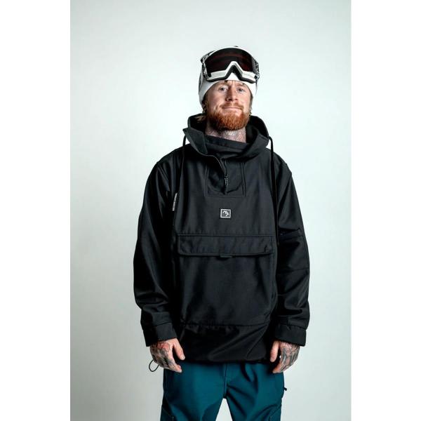 BRETHREN ACCESS ANORAK - DARKSIDE/BLACK GIACCA SNOWBOARD