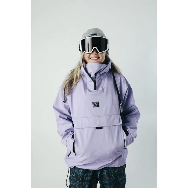 BRETHREN ACCESS ANORAK - LILAC GIACCA SNOWBOARD