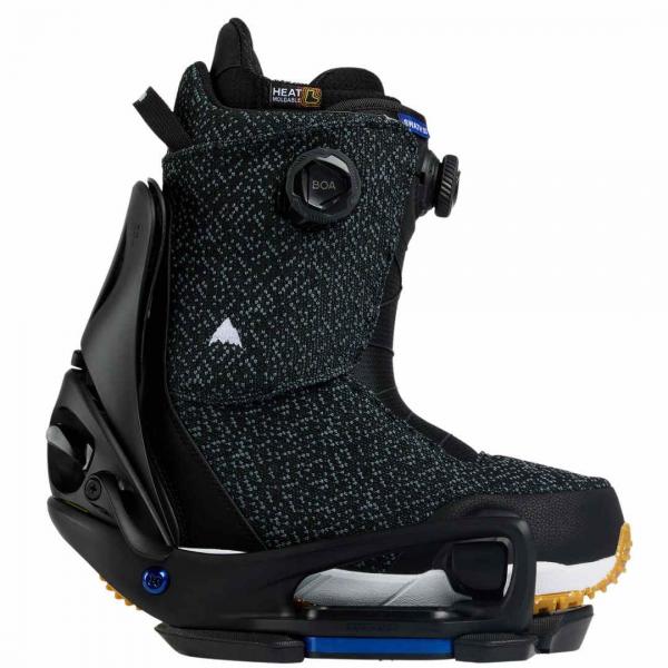 BURTON STEP ON GENESIS EST BLACK ATTACCHI SNOWBOARD