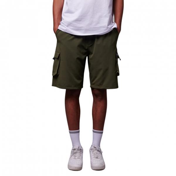 DOLLY NOIRE TECHNO CARGO SHORT FOREST NIGHT