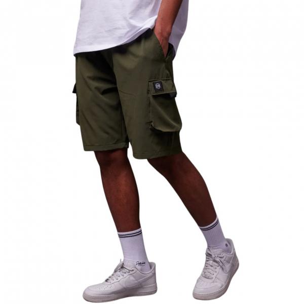 DOLLY NOIRE TECHNO CARGO SHORT FOREST NIGHT