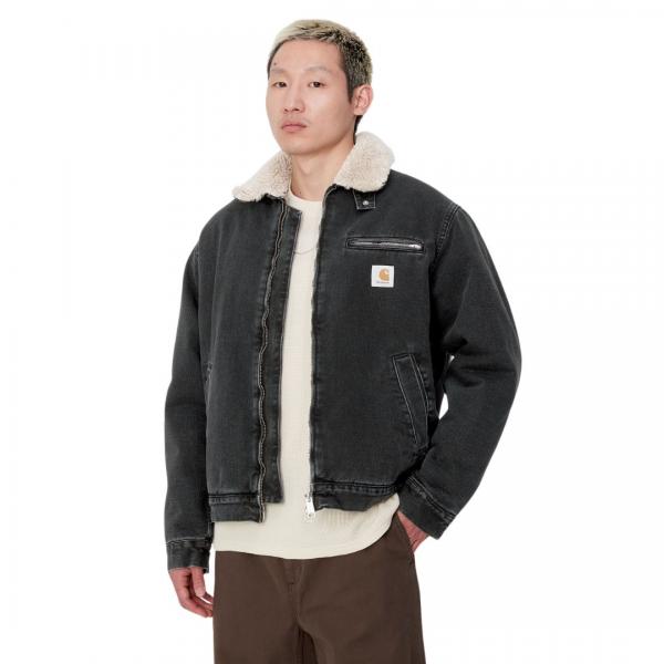 CARHARTT WIP HERALD JACKET BLACK/WALL