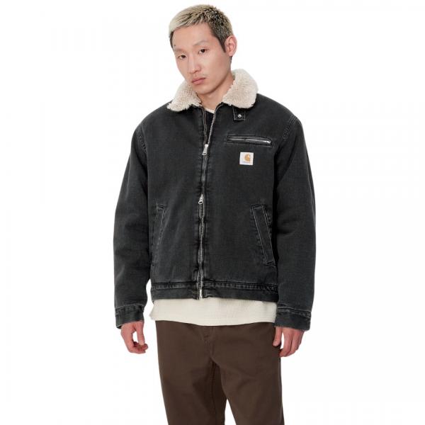 CARHARTT WIP HERALD JACKET BLACK/WALL