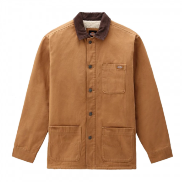 DICKIES CHORE COAT BROWN DUCK GIACCA