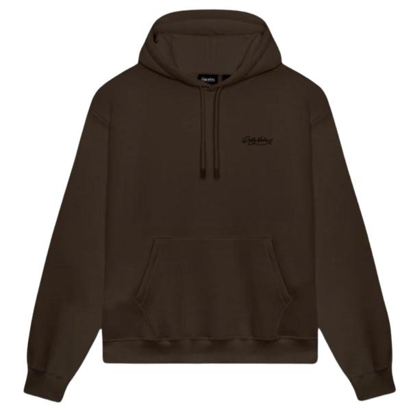 DOLLY NOIRE LESHEN HOODIE BROWN FELPA