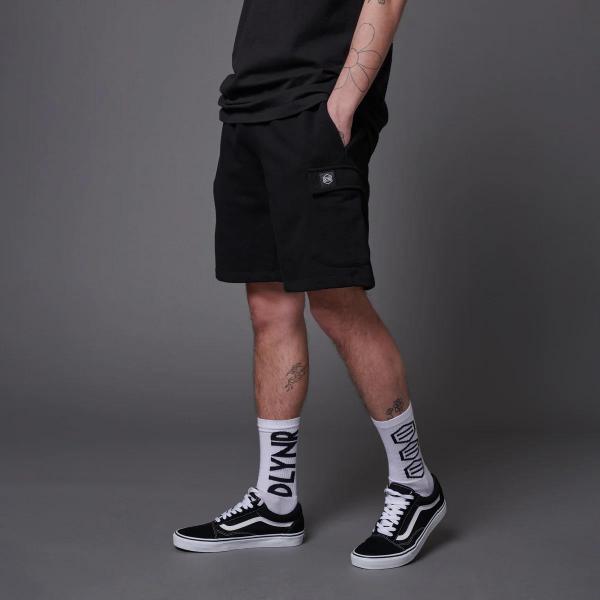 DOLLY NOIRE CARGO BLACK SHORTS