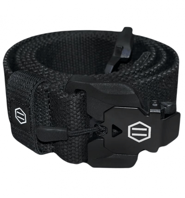 DOLLY NOIRE MAGNET BUCKLE BELT BLACK CINTURA