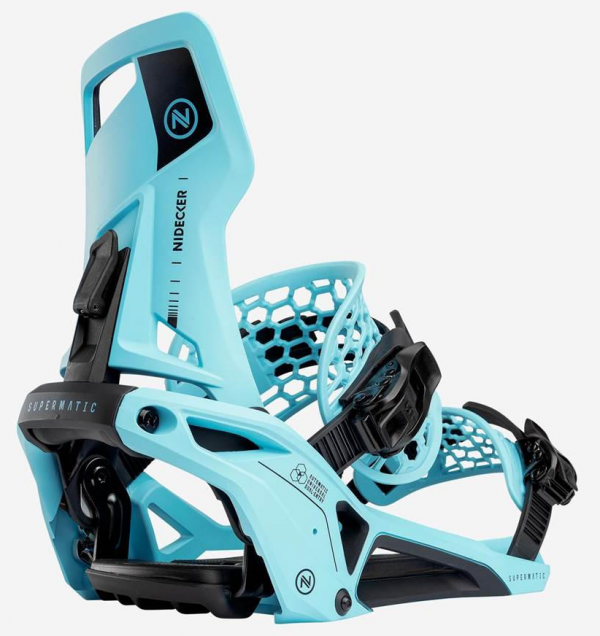 NIDECKER SUPERMATIC CYAN ATTACCHI SNOWBOARD