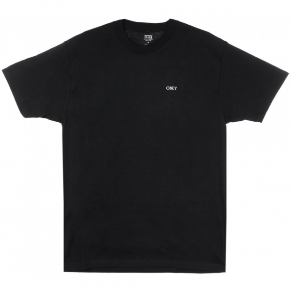 OBEY CROSSWALK SIGN BLACK T-SHIRT