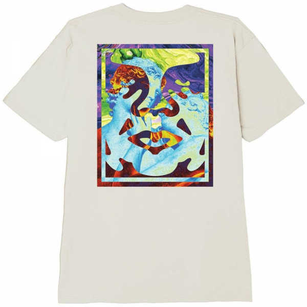 OBEY STATUE ICON CREAM  T-SHIRT