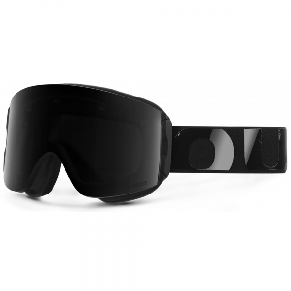 OUT OF KATANA BLACK SILICONE (Smoke + Storm) MASCHERA SNOWBOARD