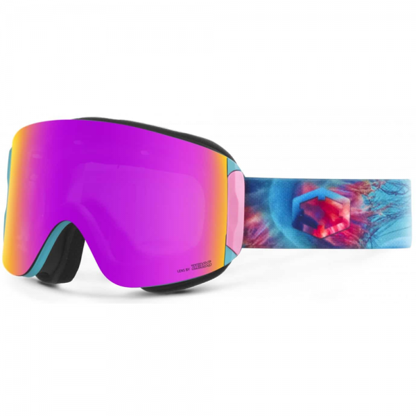 OUT OF KATANA JELLY (Violet mci + Persimmon) MASCHERA SNOWBOARD