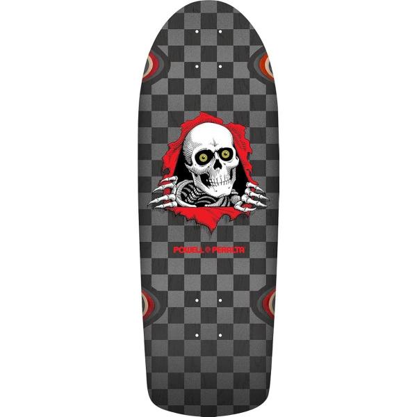 POWELL PERALTA RIPPER CHECKER SILVER/BLACK 10