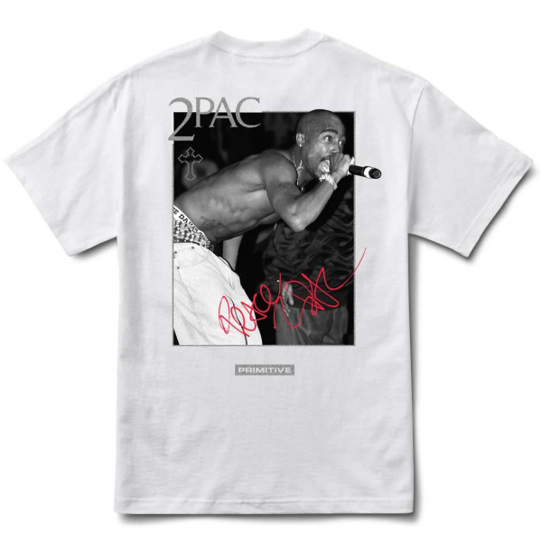 PRIMITIVE x TUPAC ENCORE WHITE T-SHIRT