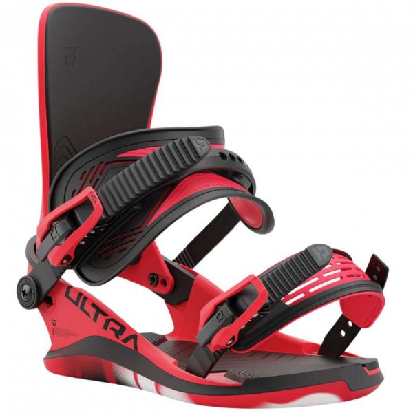 UNION ULTRA HOT RED ATTACCHI SNOWBOARD